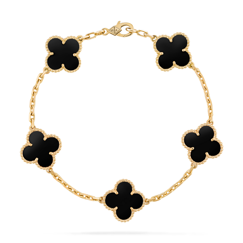 Vintage Alhambra bracelet, 5 motifs