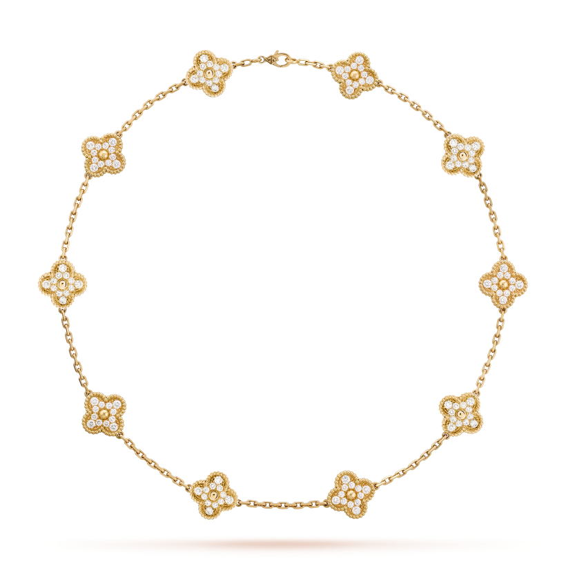 Vintage Alhambra necklace, 10 motifs