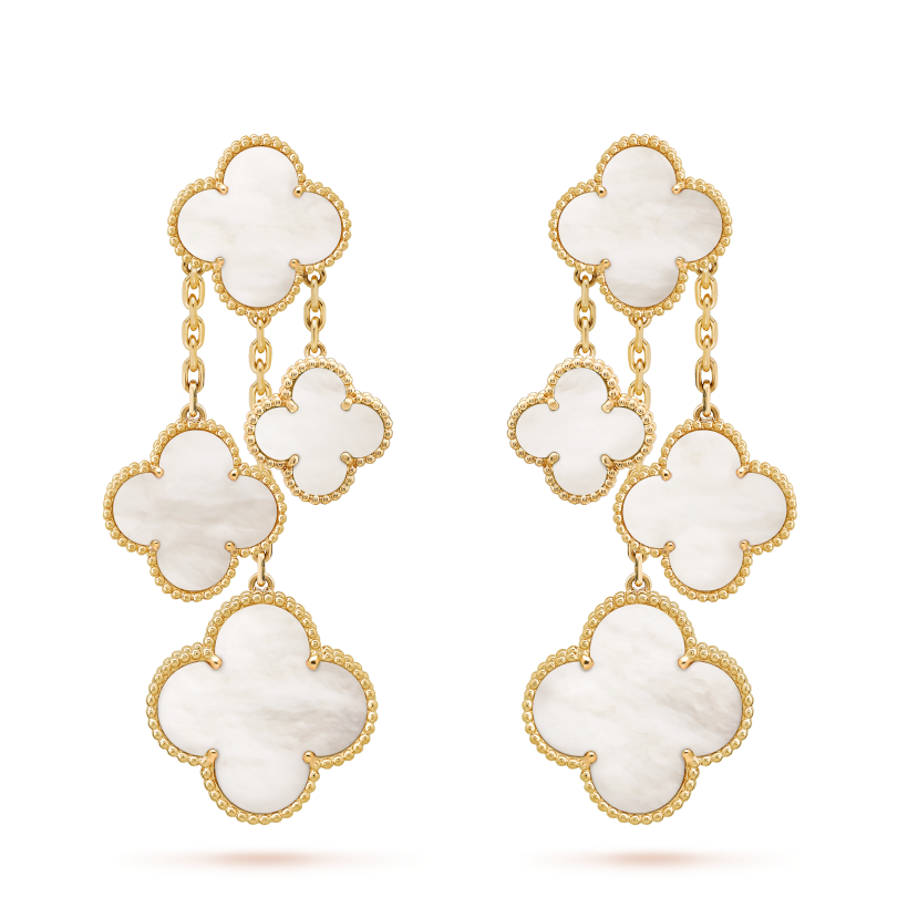 Magic Alhambra earrings, 4 motifs