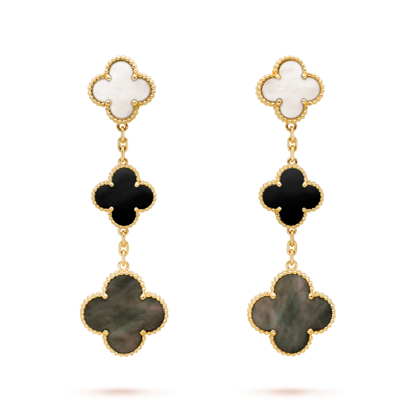 Magic Alhambra earrings, 3 motifs