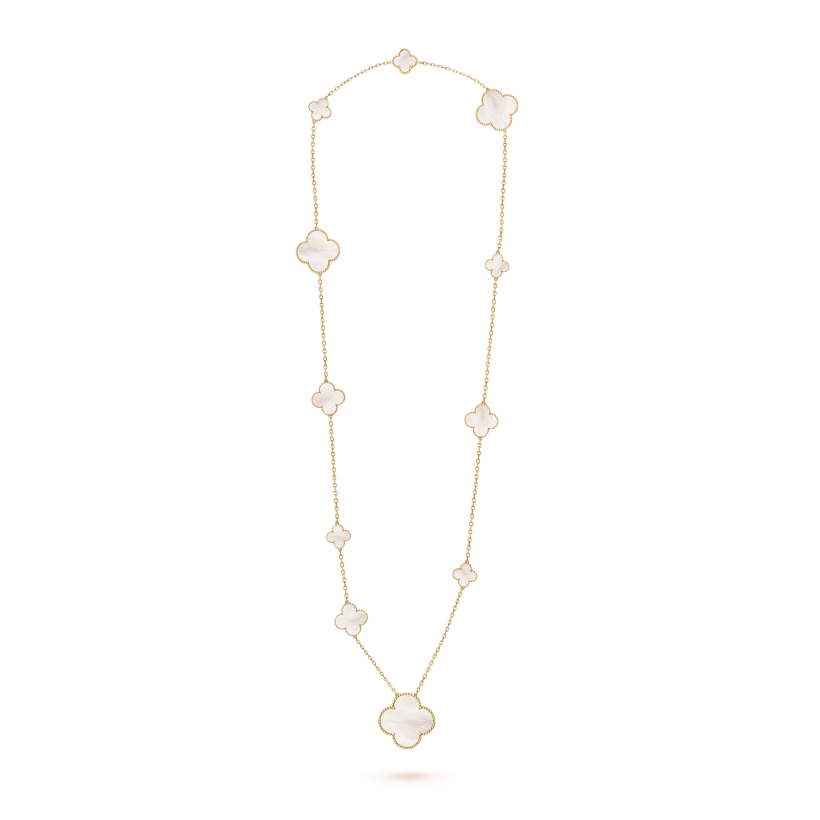 Magic Alhambra long necklace, 11 motifs