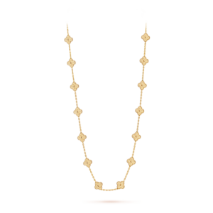 Vintage Alhambra long necklace, 20 motifs