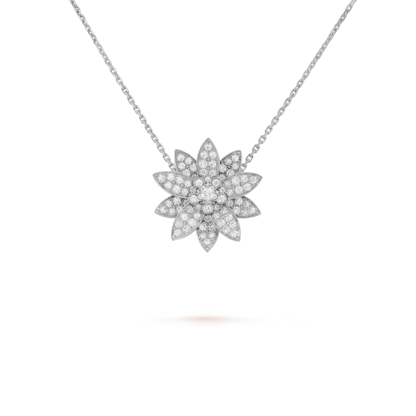 Lotus clip pendant, medium model