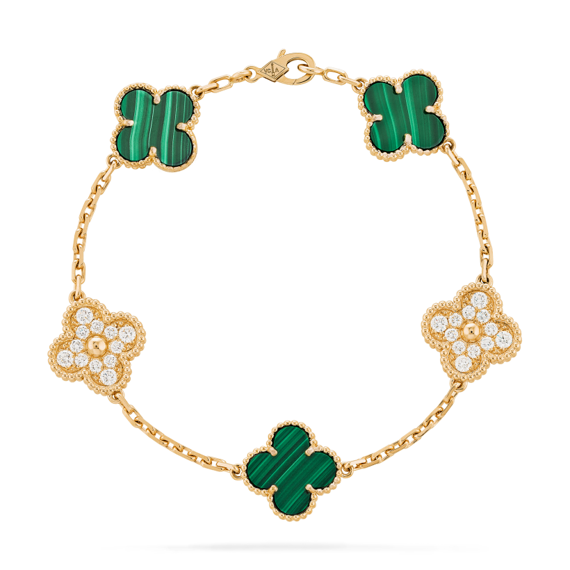 Vintage Alhambra bracelet, 5 motifs