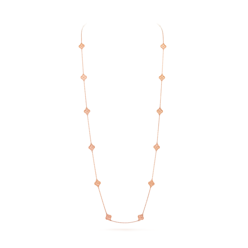 Sweet Alhambra long necklace, 16 motifs