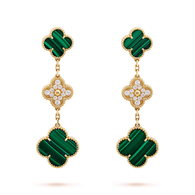 Magic Alhambra earrings, 3 motifs