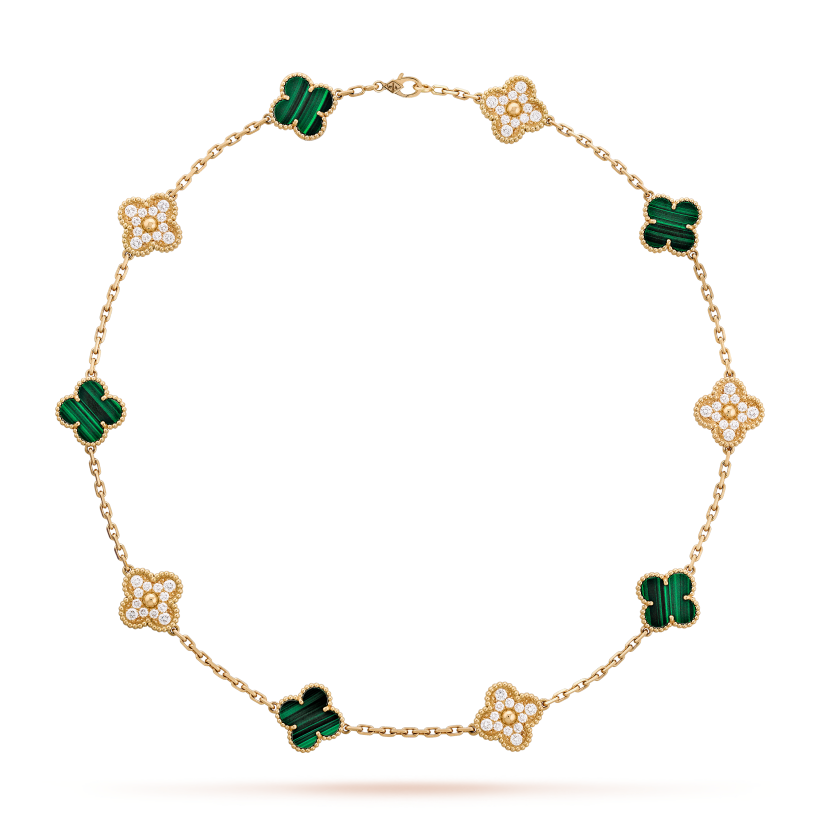 Vintage Alhambra necklace, 10 motifs