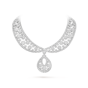 Snowflake collerette transformable necklace