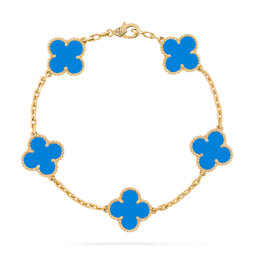 Vintage Alhambra bracelet, 5 motifs