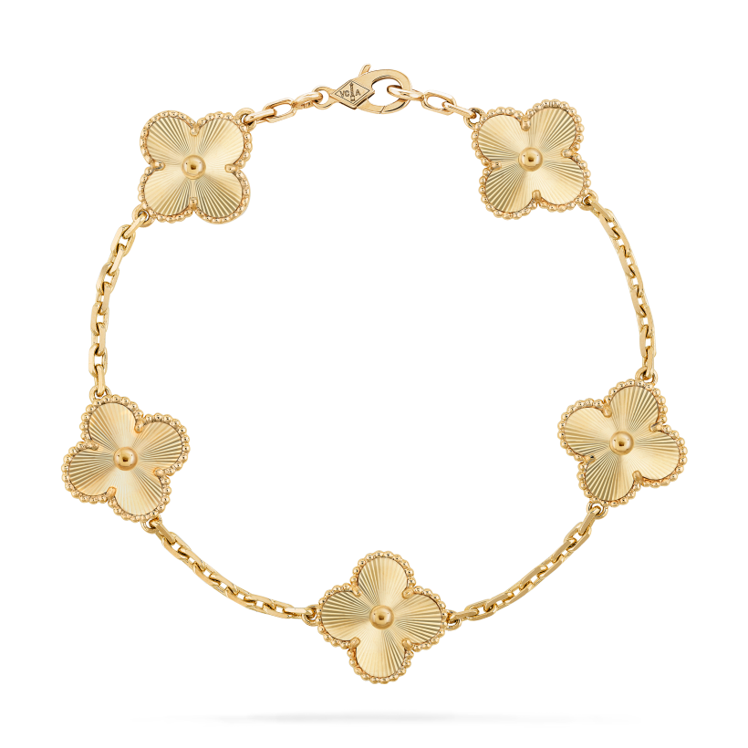 Vintage Alhambra bracelet, 5 motifs