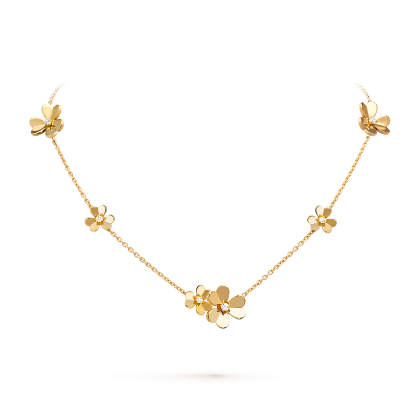 Frivole necklace, 9 flowers