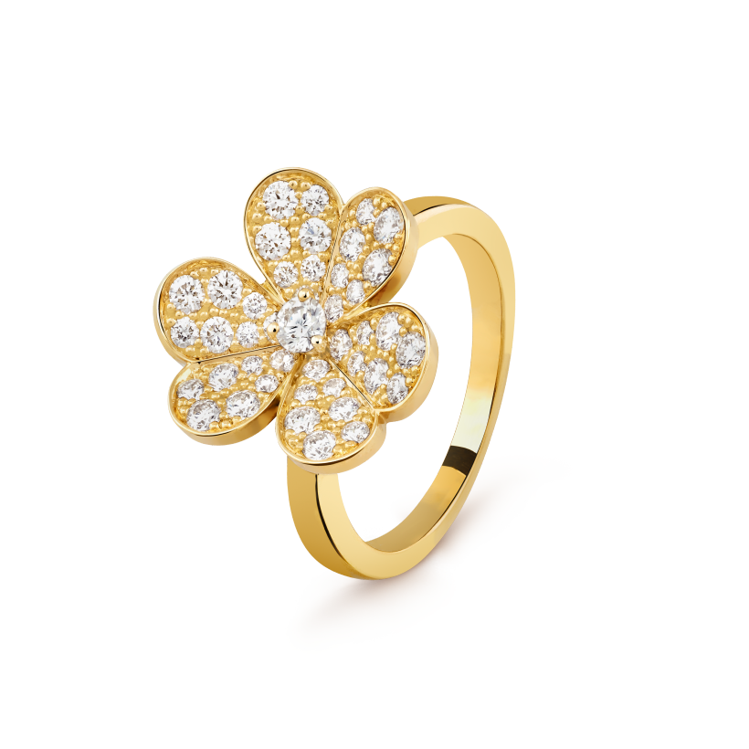 Frivole ring, 1 flower, small model