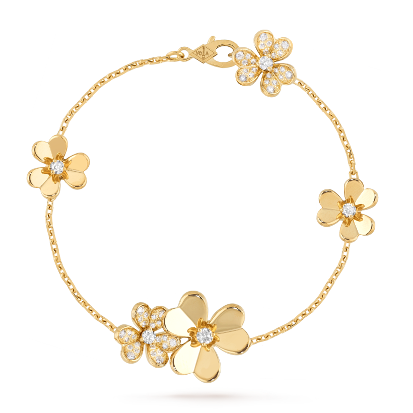 Frivole bracelet, 5 flowers