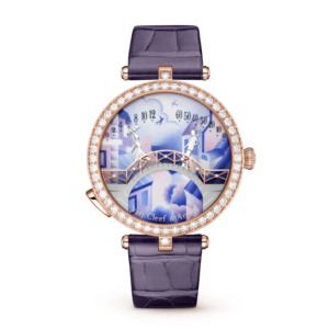 Lady Arpels Pont des Amoureux Jour watch