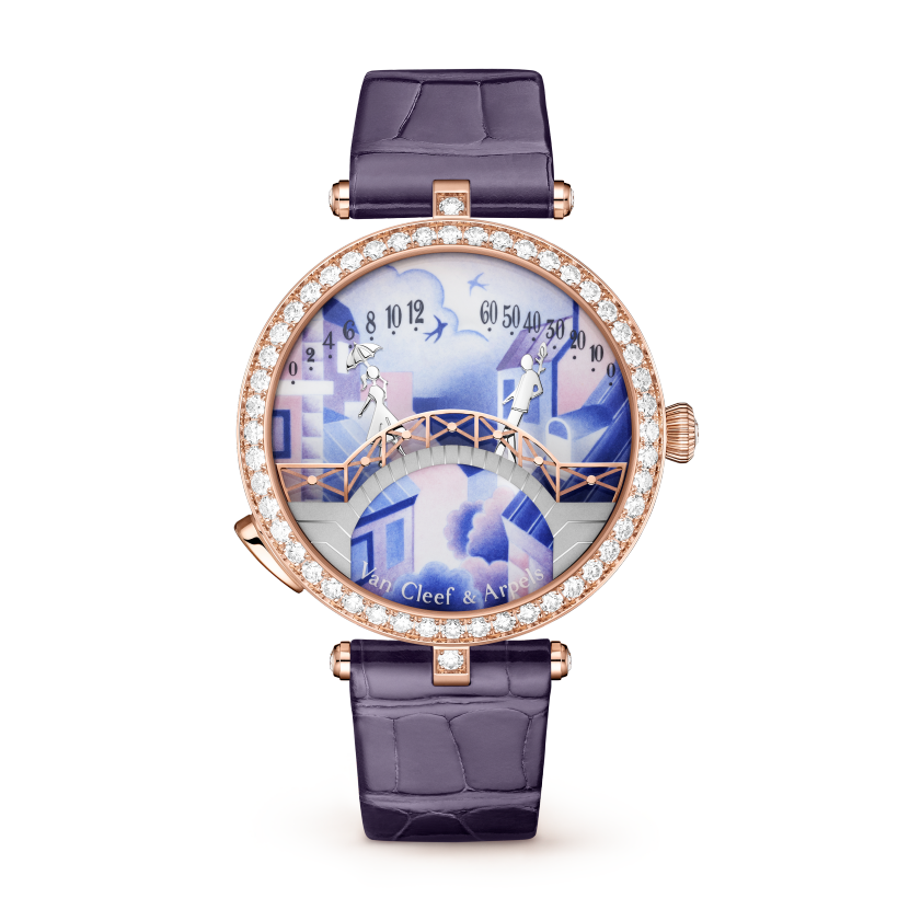 Lady Arpels Pont des Amoureux Jour watch