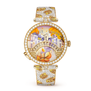 Lady Arpels Pont des Amoureux Automne watch