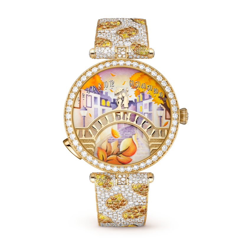 Lady Arpels Pont des Amoureux Automne watch