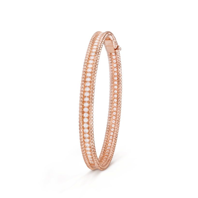 Perl¨¦e diamonds bracelet, 1 row, medium model