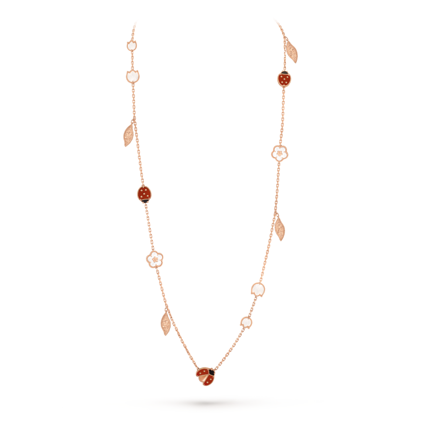 Fauna long necklace, 15 motifs