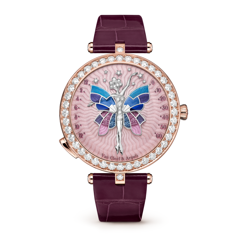 Lady Arpels Ballerine Enchant¨¦e Or Rose watch