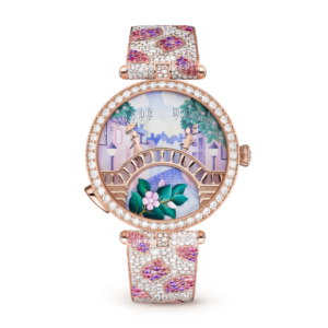 Lady Arpels Pont des Amoureux Printemps watch