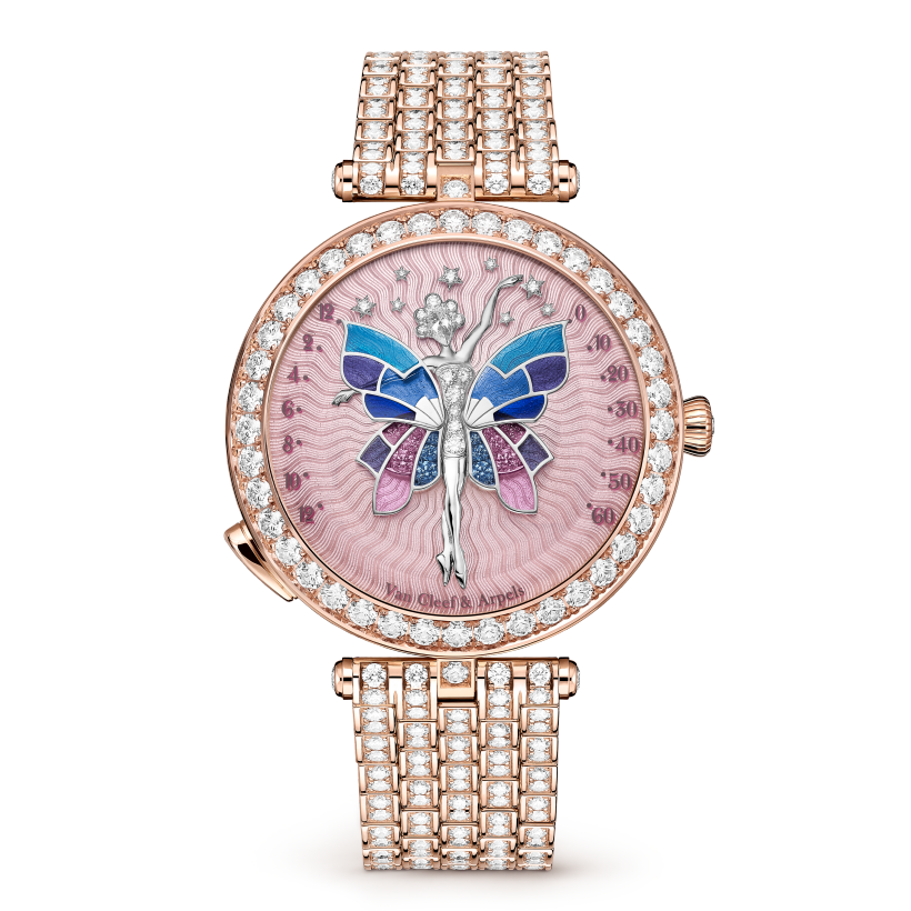 Lady Arpels  Ballerine Enchant¨¦e Or Rose watch