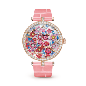 Lady Arpels Heures Florales Cerisier watch