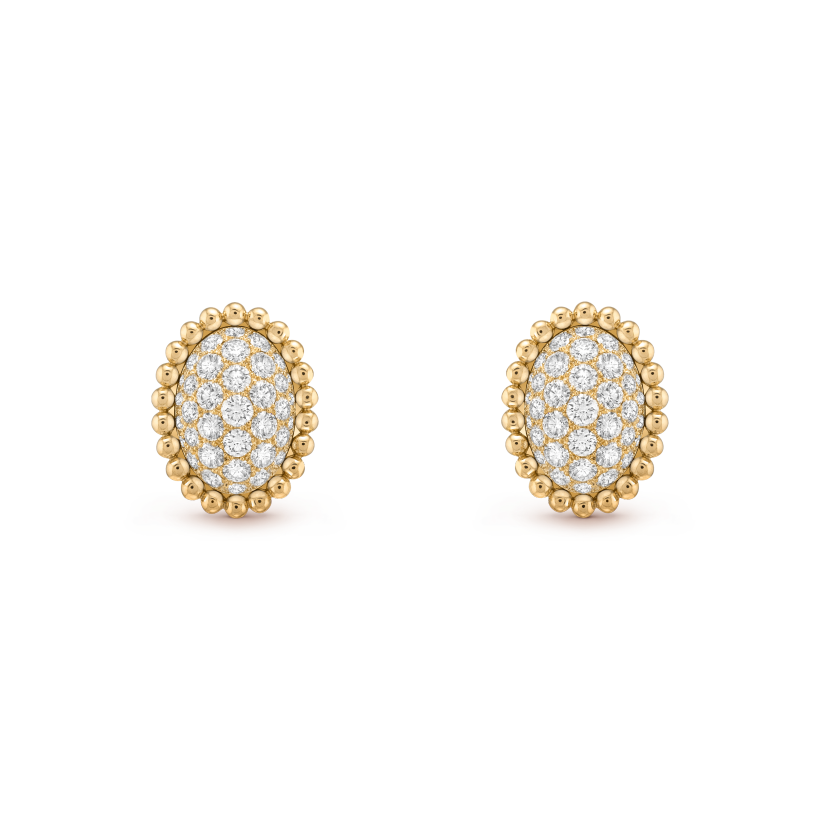 Perl¨¦e diamonds pav¨¦ earrings