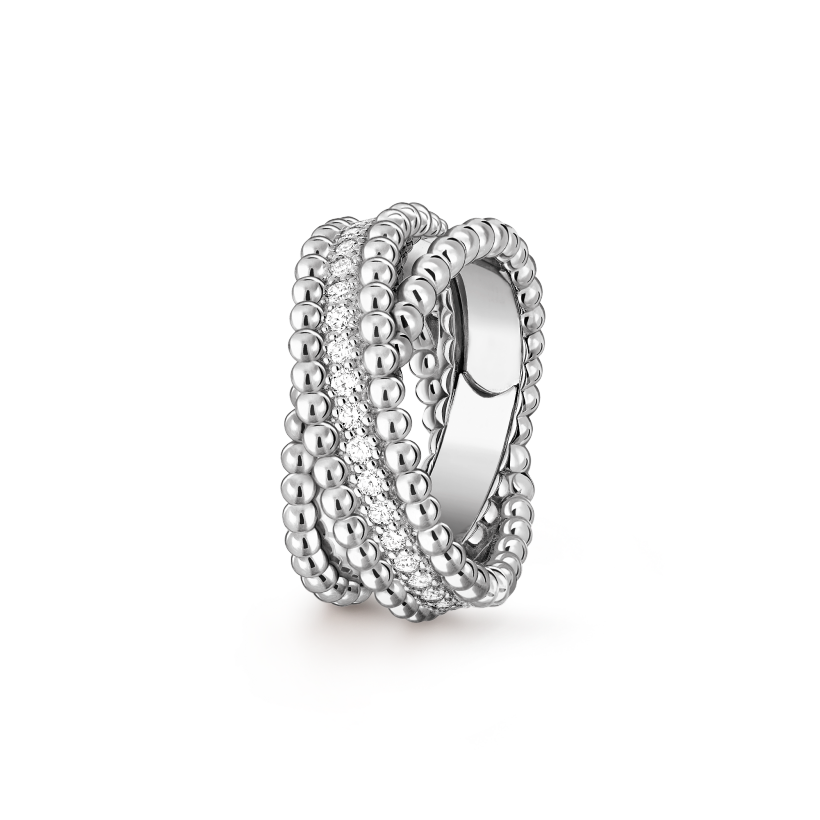 Perl¨¦e diamonds duo ring