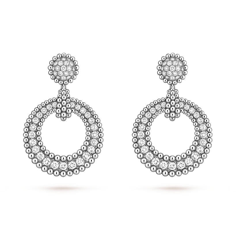 Perl¨¦e diamonds earrings