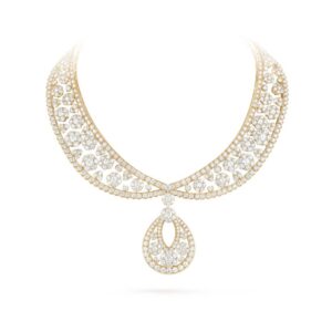 Snowflake collerette transformable necklace