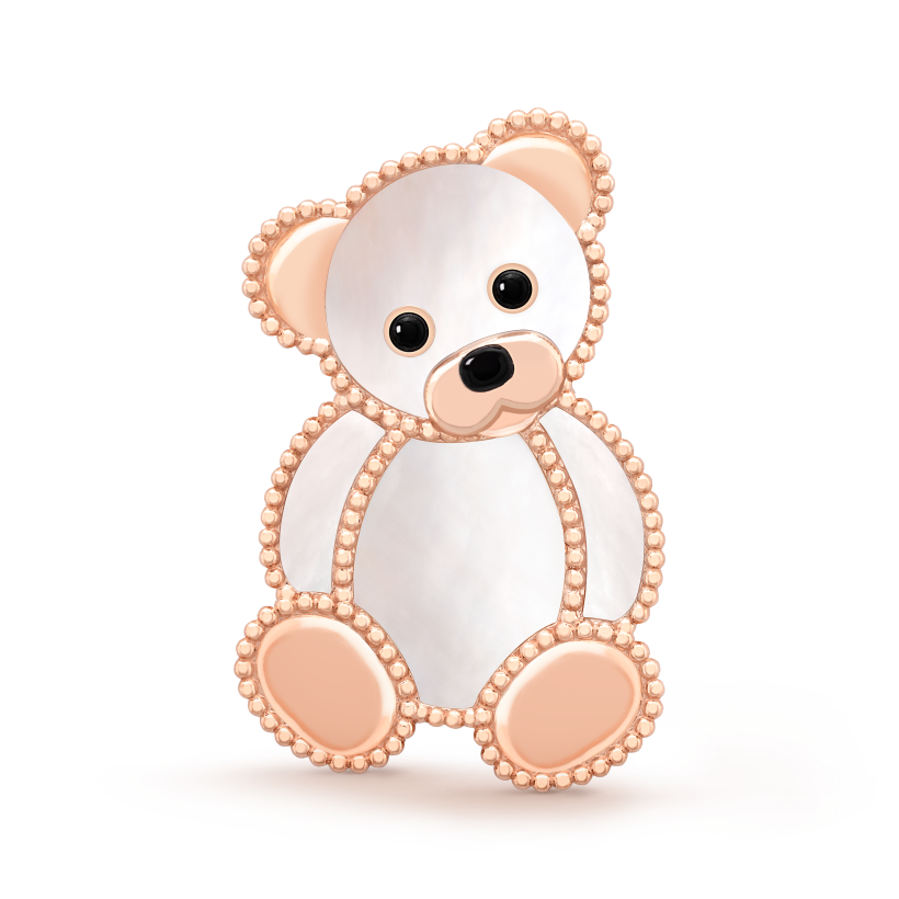 Lucky Animals Teddy Bear Clip